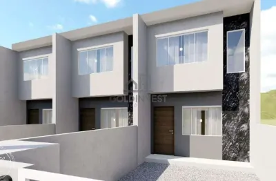 Sobrado no bairro primeiro de maio com 2 quartos (entrega abril 2026)