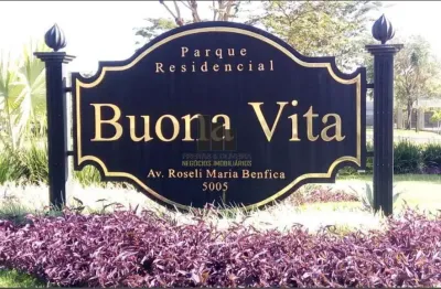 Terreno em condomínio para venda em são josé do rio preto, parque residencial buona vita