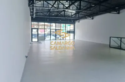 Salão comercial com arquitetura contemporânea no bairro jardim em santo andré