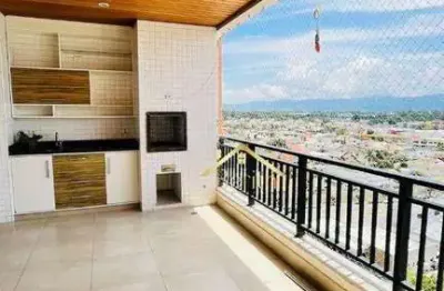Apartamento com 3 dormitórios para alugar, 166 m² por R$ 6.900/mês - Jardim das Nações - Taubaté/SP