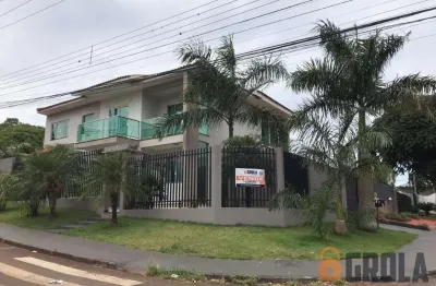 Sobrado para venda em campo mourão, jardim maia, 4 dormitórios, 3 suítes, 4 banheiros, 2 vagas