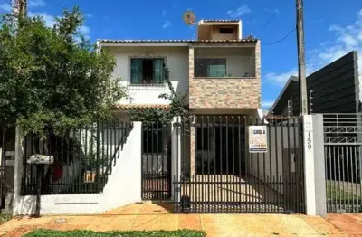 Sobrado para venda em campo mourão, jardim três marias, 3 dormitórios, 1 suíte, 3 banheiros, 1 vaga