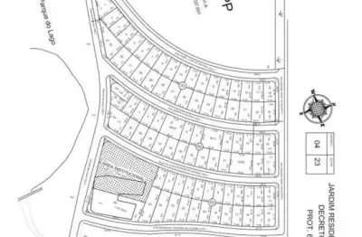 Terreno para venda em campo mourão, jardim residencial do lago