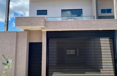 Sobrado para venda em campo mourão, residencial parque do lago, 3 dormitórios, 3 suítes, 4 banheiros, 2 vagas