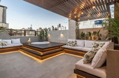 Cobertura com 2 quartos para alugar na avenida alegrete, 391, petrópolis, porto alegre por r$ 7.400