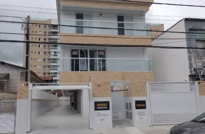 Sobrado 3 dormitorios novo frente com varanda 3 garagens quintal e churrasqueira -rua lacerda franco 107