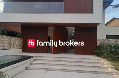 Mansão triplex com 1.000m² | 5 suítes | elevador | 15 vagas - barra da tijuca
