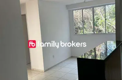 Confortável apartamento com 50m² e 2 quartos | 1 vaga - curicica