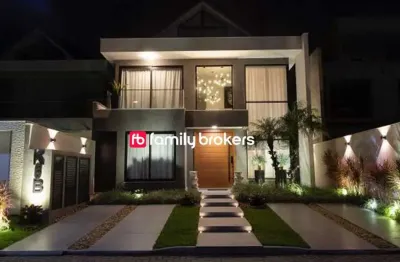 Art life: linda casa de 5 suítes e 400m² à venda | porteira fechada