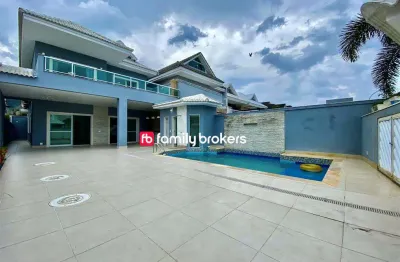 Parc des palmiers: excelente casa de 340m² e 4 suítes à venda no recreio