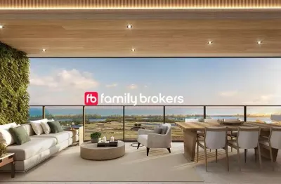 Oceana golf: excelente apartamento 268m² | 4 suítes | andar alto | lazer completo