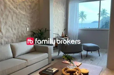 Ipanema: apartamento mobiliado de 141m² e 3 suítes à venda na av. vieira souto
