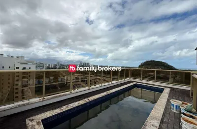 Excelente cobertura duplex para reforma: 300m² | 3 suítes - barra