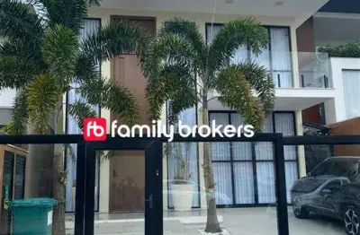 Luxuosa casa triplex com 5 suítes | 500m² | lazer privativo - recreio