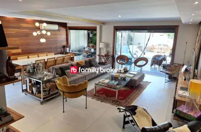 Recreio excelente casa triplex 5 quartos em condominio fechado