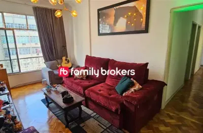 Confortável apartamento com 100m² | 3 quartos | sol poente | 1 vaga - tijuca