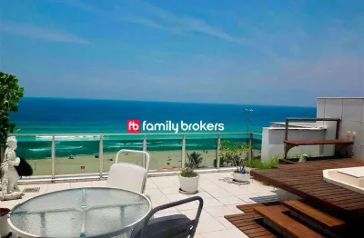 Excelente cobertura de luxo com 300m² | 4 quartos | vista mar - barra da tijuca