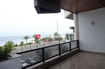 Barra da tijuca; apartamento frontal mar de 3 quartos e 185m² à venda