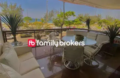 Posto 9 do recreio: lindo apartamento de 190m² e 3 suítes à venda