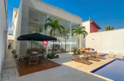 Jardim marapendi: luxuosa casa triplex com 5 suites | 650 m² | 4 vagas | lazer completo