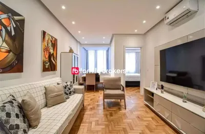 Excelente apartamento de 100 m² | 3 quartos | vista lateral para a praia de copacabana