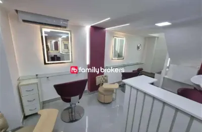 Loja e sobre loja com ponto e mobiliado à venda em ipanema | salão de beleza
