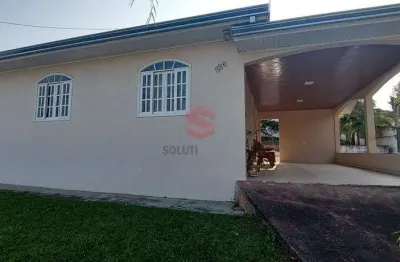 Casa 03 quartos, semi mobiliada, amplo espaço de terreno, santa rita, campo largo/pr