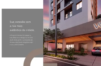 Apartamento novo no centro de curitiba. excelente opção de investimento.  entrega 12/25