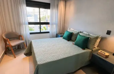 Apartamento de 71m², 1 dormitório, vaga e totalmente mobiliado