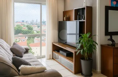 Apartamento à venda no tremembé, com 63m², 2 quartos, 2 banheiros e 2 vagas de garagem. localizado em andar alto, o imóvel é ensolarado, bem ventilado e conta com varanda com vista livre.