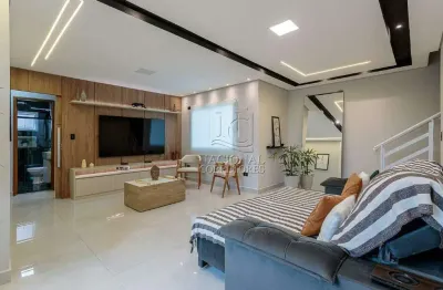 Linda cobertura sem condomínio na vila metalúrgica – com elevador, porteira fechada, 177m², 4 dormitórios