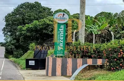 Vende-se lote residencial no condomínio de chacaras da fazenda, em iranduba-am.