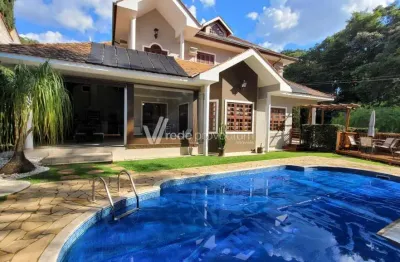 Casa em condomínio fechado com 5 quartos à venda na rua paiquere, 766, jardim paiquerê, valinhos, 490 m2 por r$ 3.200.000