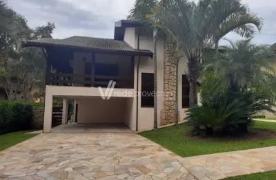 Casa em condomínio fechado com 4 quartos para alugar na estrada francisco von zuben, 1, chácara flora, valinhos, 435 m2 por r$ 8.000