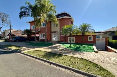 Casa em condomínio fechado com 3 quartos à venda na rua joão previtalle, 2780, condomínio residencial terras do caribe, valinhos, 350 m2 por r$ 1.897.000