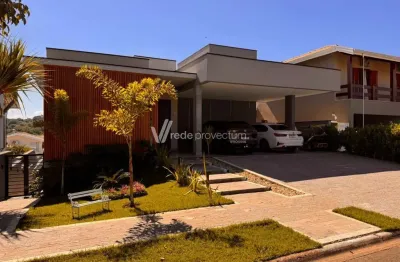 Casa em condomínio fechado com 3 quartos à venda na rua joão previtalle, 2780, condomínio residencial terras do caribe, valinhos, 310 m2 por r$ 2.580.000