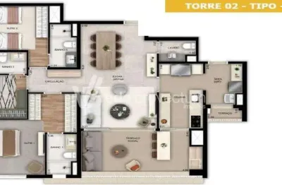 Apartamento com 3 quartos à venda na rua américo brasiliense, 440, cambuí, campinas, 110 m2 por r$ 1.500.000