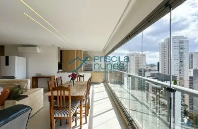 Apartamento campo belo  alto padrão com vista panoramica em andar alto