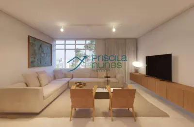 Apartamento  higienópolis com 3 quartos, sendo 1 suíte, 150m²