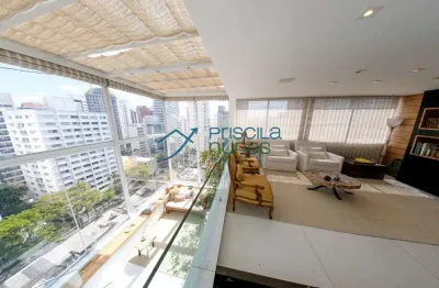 Cobertura vila nova conceição com 4 quartos, sendo 2 suítes, 400m²