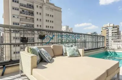 Cobertura vila nova conceição com 4 quartos, sendo 4 suítes, 310m²