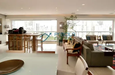 Apartamento  vila romana com 3 quartos, sendo 3 suítes, 161m²