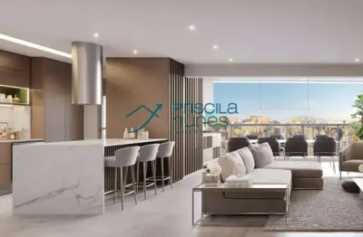 Apartamento  Jardim Das Perdizes com 3 quartos, sendo 3 suítes, 136m²