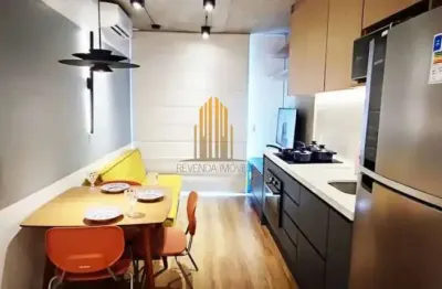 Condomínio bk30 alto da boa vista em santo amaro, studio de 35m² com 1 dormitório, 1 vaga.