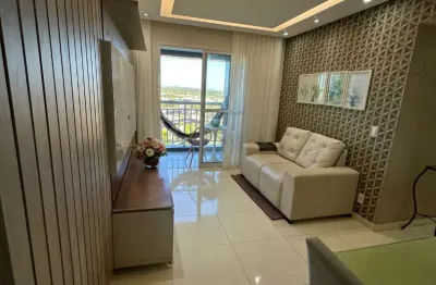 Apartamento 2/4 semimobiliado com vista mar na praia de buraquinho, lauro de freitas