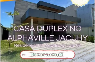 Casa em condomínio fechado com 4 quartos à venda na canários, 2, jacuhy, serra por r$ 2.900.000