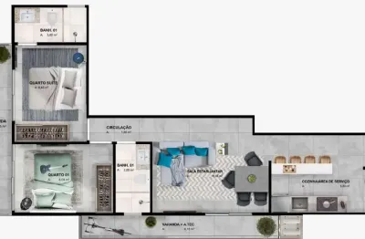 Apartamento com 2 quartos à venda na doutor joão carlos de souza, 265, barro vermelho, vitória por r$ 1.250.000