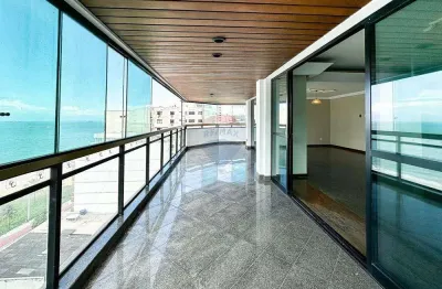 Apartamento alto padrão na praia da costa, 459m², 5 suítes e vista privilegiada