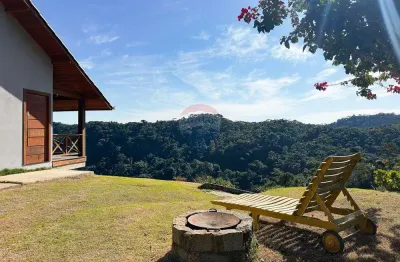 Sítio com casa 4 quartos, vista deslumbrante e excelente localização em domingos martins