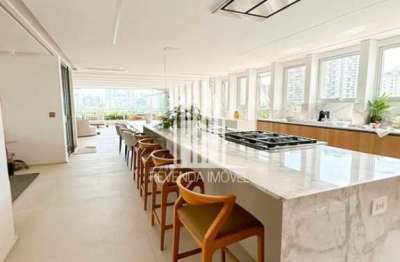 Apartamento venda com 341m² 4 suites e 4 vagas brooklin são paulo - sp